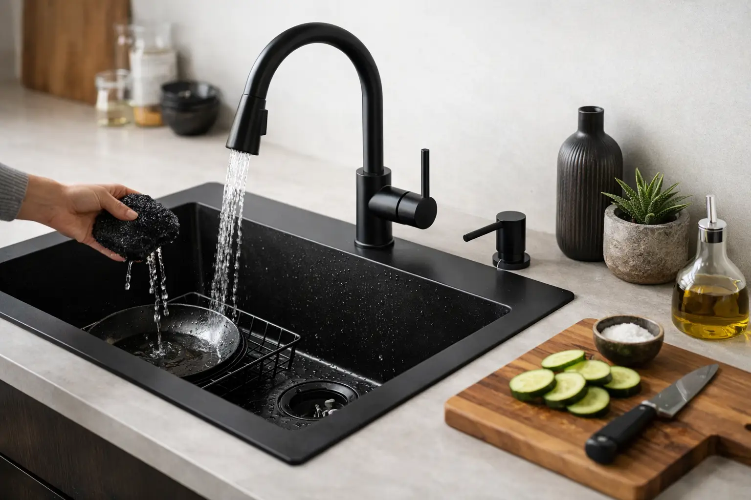 Zwarte spoelbak review: mooi, maar praktisch?