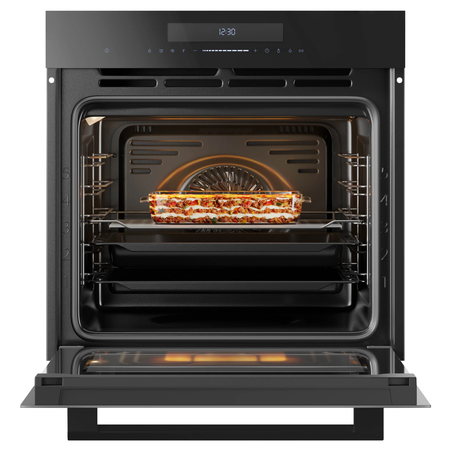 Inventum IOM6035GT – Inbouw oven 72 liter (nis 60 cm, zwart)