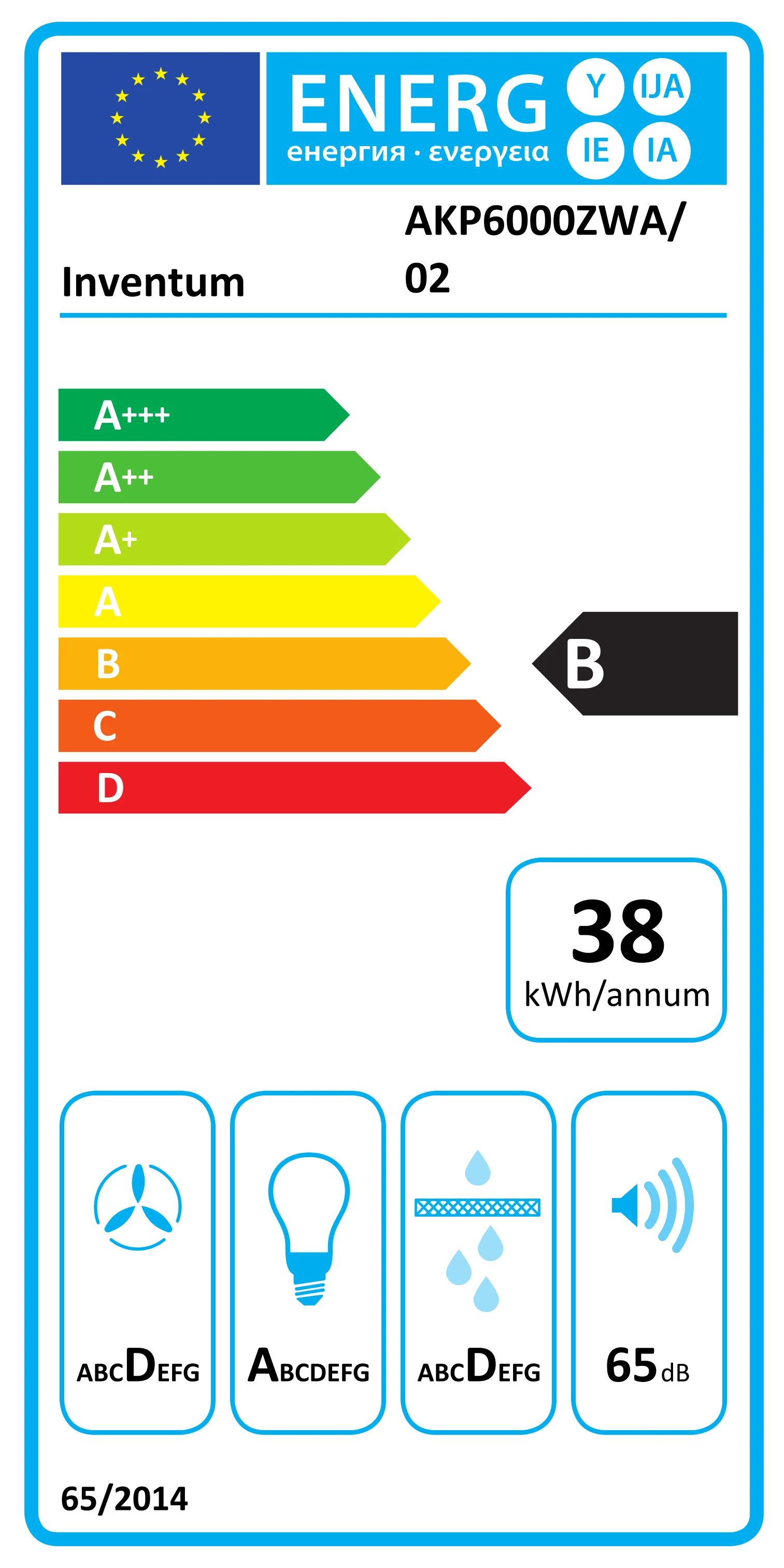 Afzuigkap - Piramide - 60 cm - Zwart AKP6000ZWA