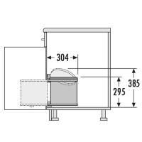 HAILO Mono Afvalemmer