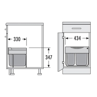 HAILO Tandem RB afvalemmer 3644931