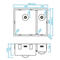 CARESSI CAPP3415R10GM Gun Metal