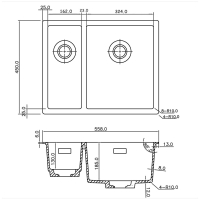 CARESSI CAQPP1534R10BK-EB Zwart