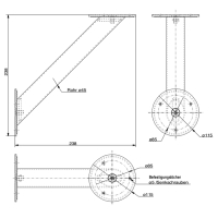 EBB Bladsteun Brindsi RVS-Look
