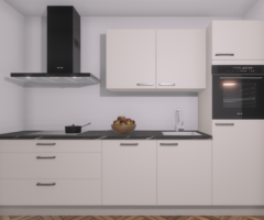 Rechte keuken 3.05 meter compleet 4925 Euro incl montage