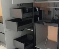 Nobilia hoekkeuken – 2 jaar oud, Antraciet grijs - 7