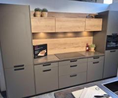 Showroomkeuken | Almelo | Eilandkeuken in vulkaangrijs met Eiken Sierra - 3