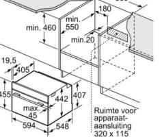 Bosch CSG856NC1 Combi-stoomoven, Nieuw in doos - 4