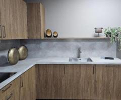 Showroomkeuken hoekopstelling houtlook 249,5x249,5 cm ETNA - 2