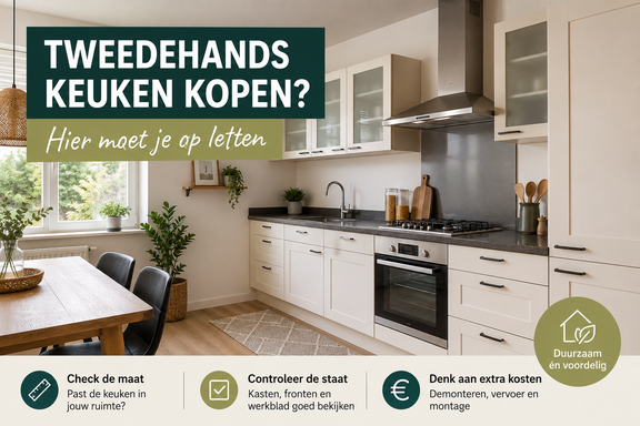 Tweedehands keuken kopen? Hier moet je op letten